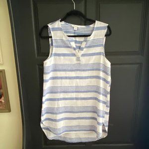 Beach Lunch Lounge Sleeveless Cotton/Linen Tunic